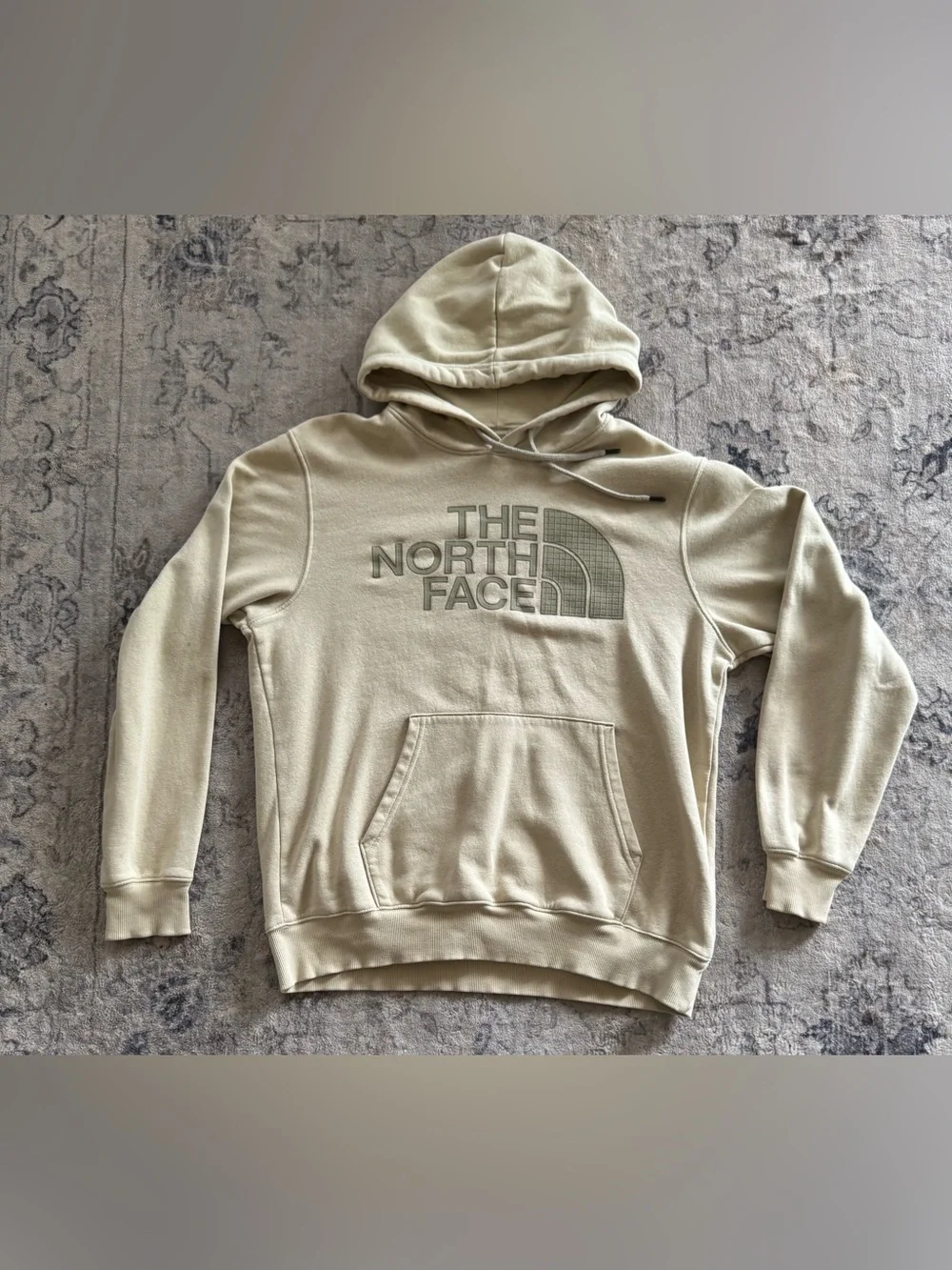 The North Face Men's Crewneck Hoodie in Beige